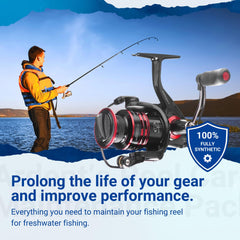 Reel Kleen Cleaner bottle for deep cleaning fishing reels