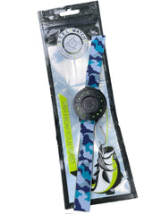 The Reel Watch Sea Stalker on the wrist for outdoor fishing.