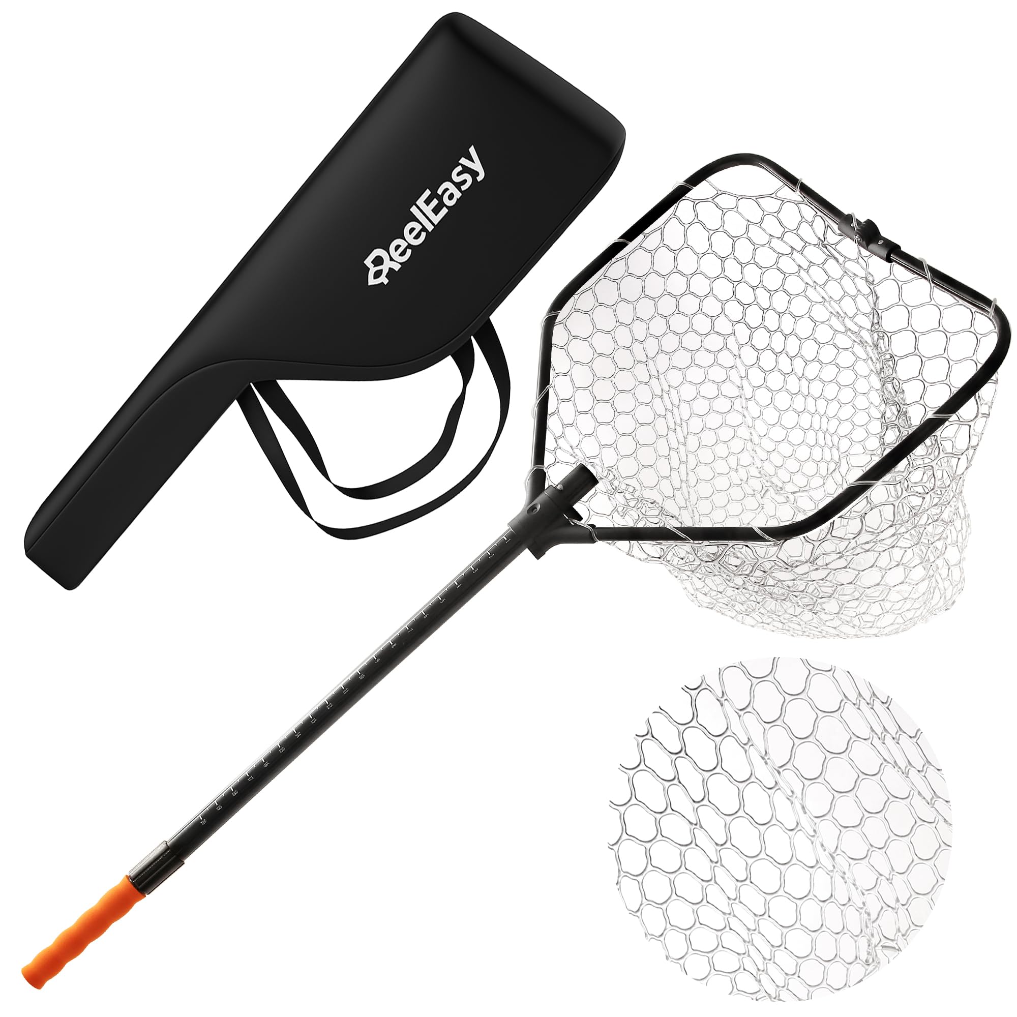 ReelEasy large fishing net with extended telescopic handle