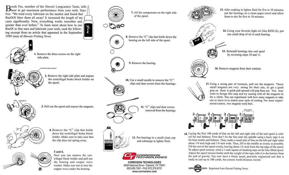 Polar Bonding corrosion protection for reel internals