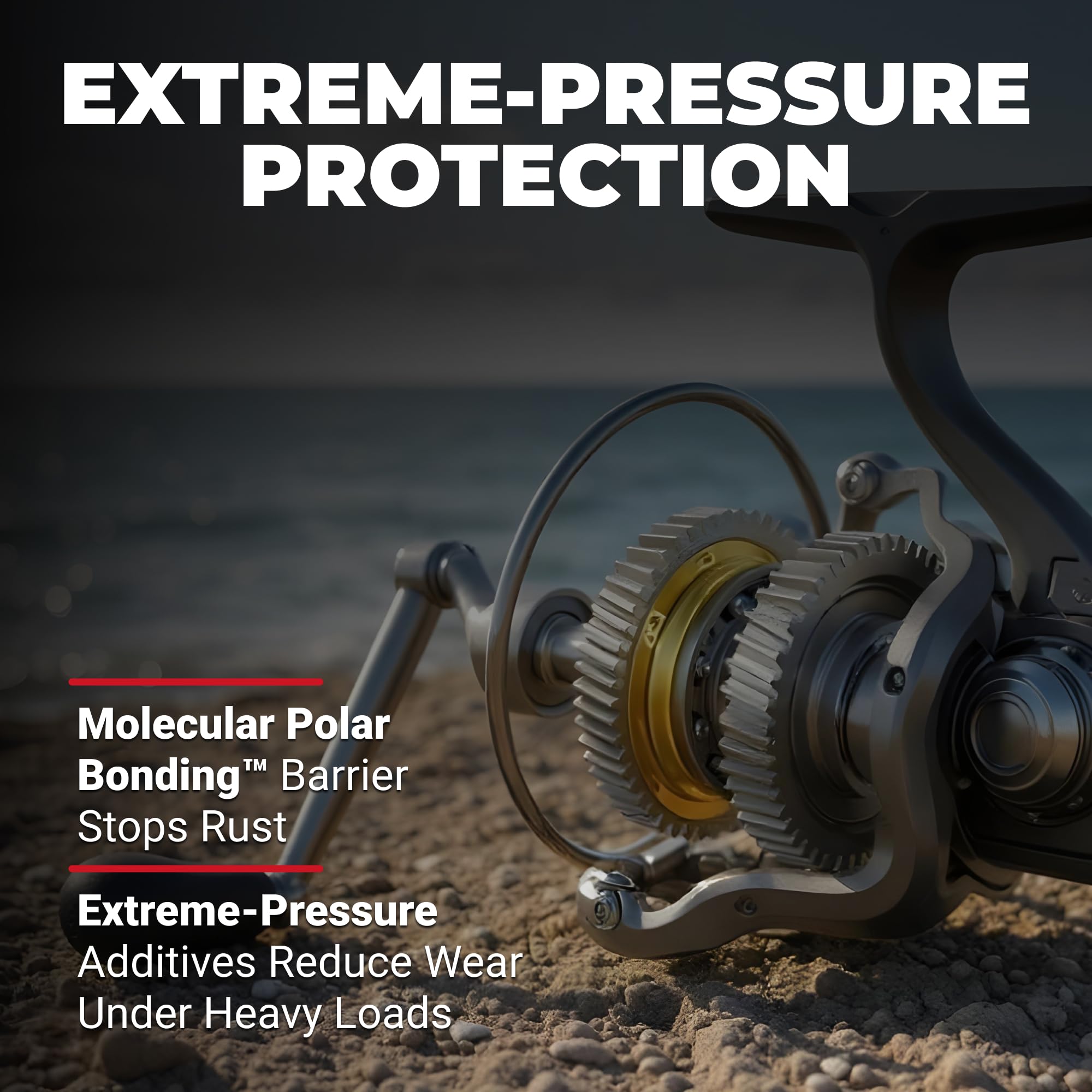 ReelX polar bonding technology protecting metal parts during use.