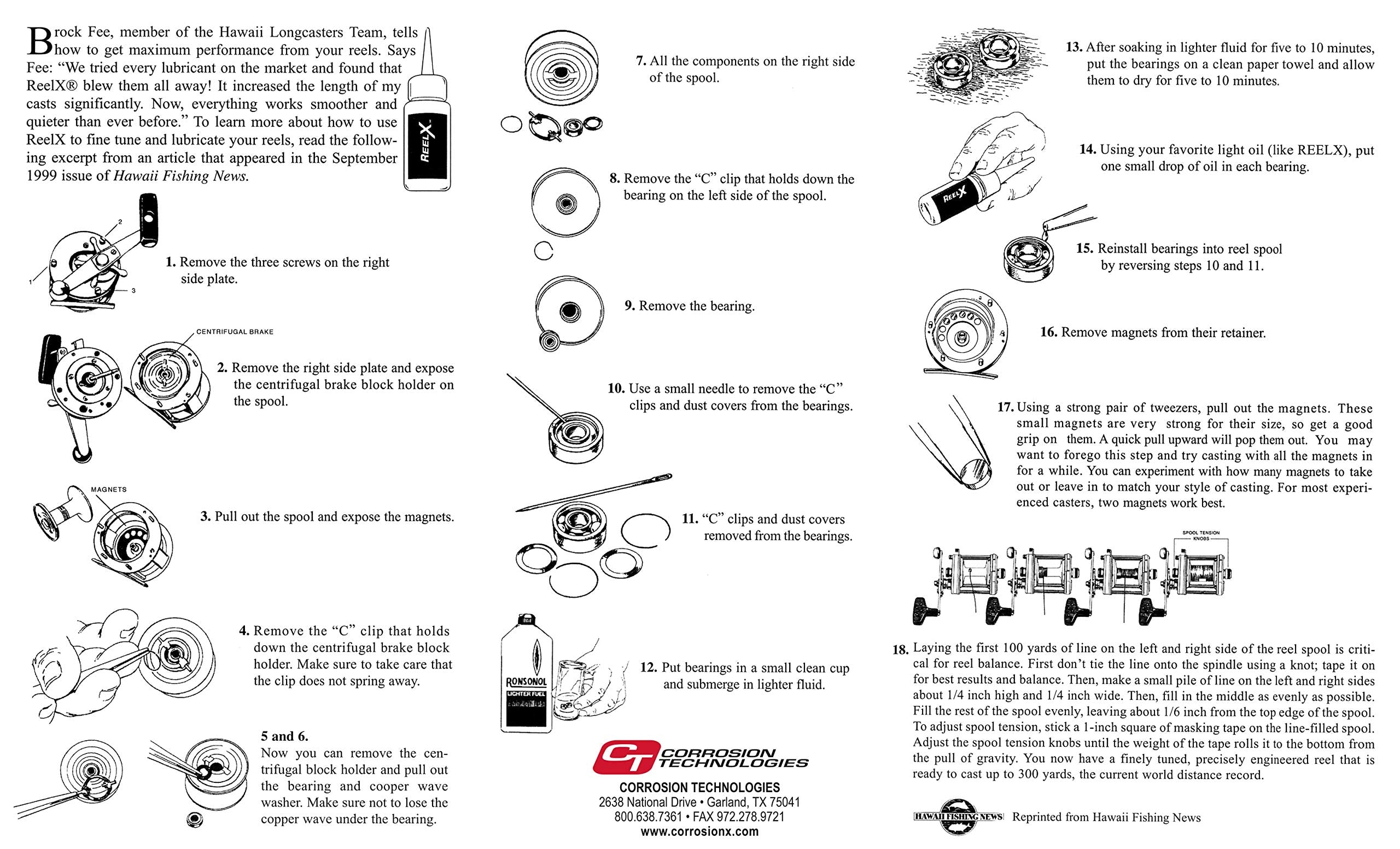 Polar Bonding technology label on ReelX lubricant