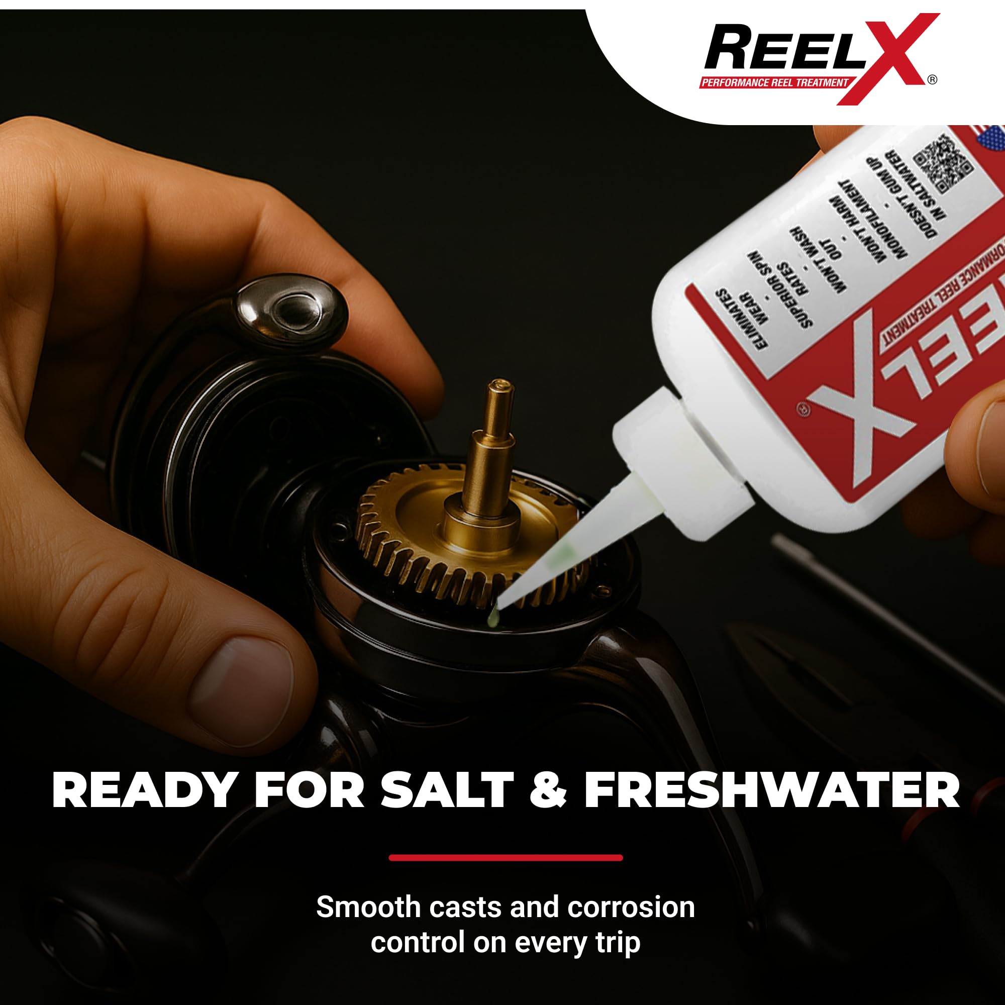 ReelX smooth casting performance demonstrated on a reel.