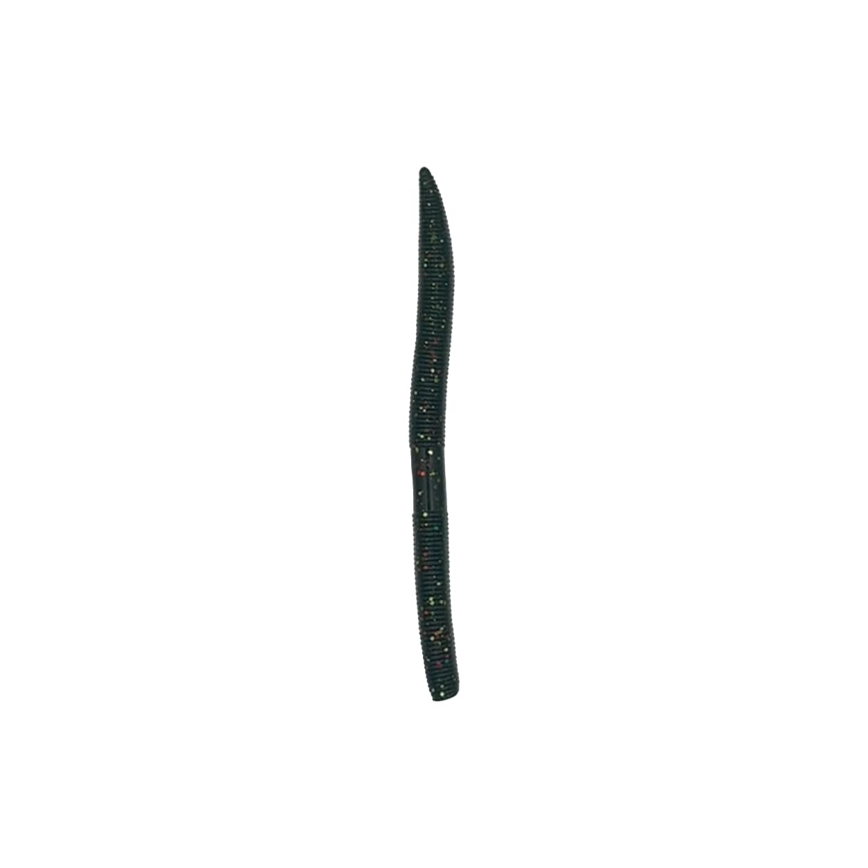 Close-up of Reely Bass Lures 50-Pack 5-Inch Green Soft Plastic Worms