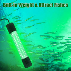 IP68 waterproof ReeMoo underwater fishing light in use