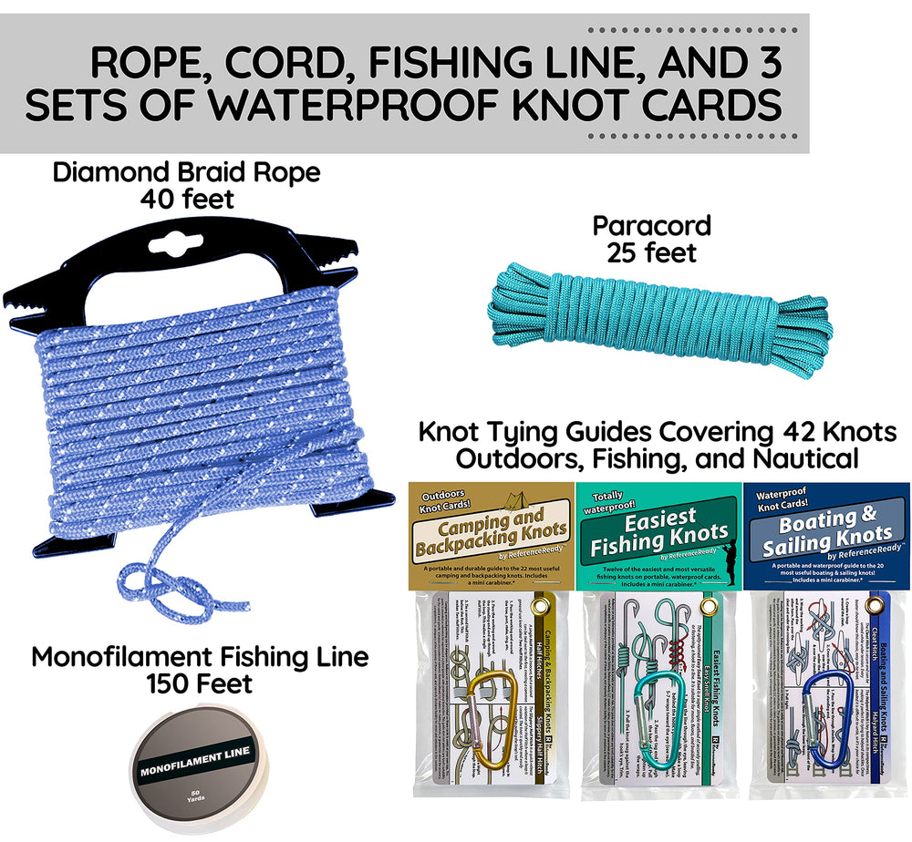 ReferenceReady Deluxe Knot Tying Kit fishing-line-spool for steady rigs