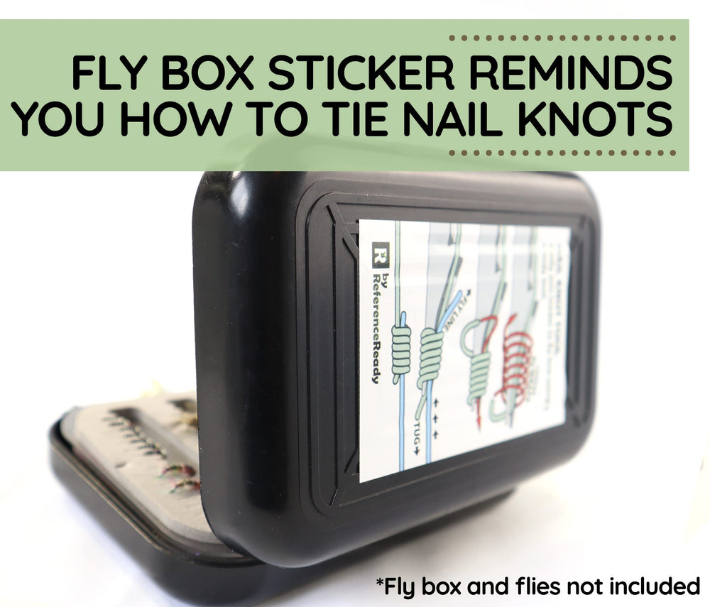 Diagram of 15 essential fly fishing knots on knot cards
