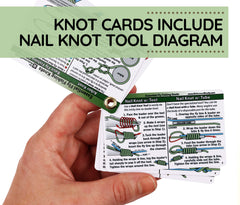 Close-up of nail knot tool with hook eye cleaner
