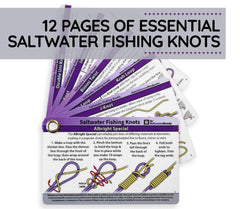 Diagram pages showing 15 essential saltwater knots