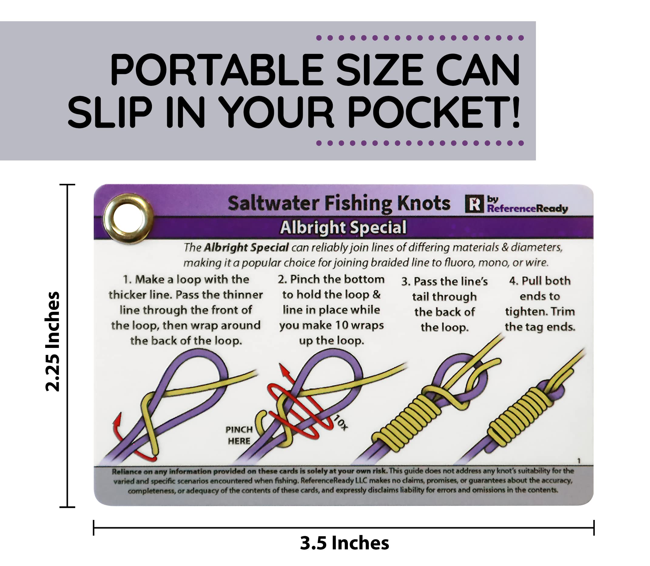 Inshore and deep sea saltwater knots index