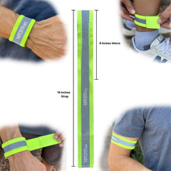 ReflecToes arm band boosted side visibility for confident cycling