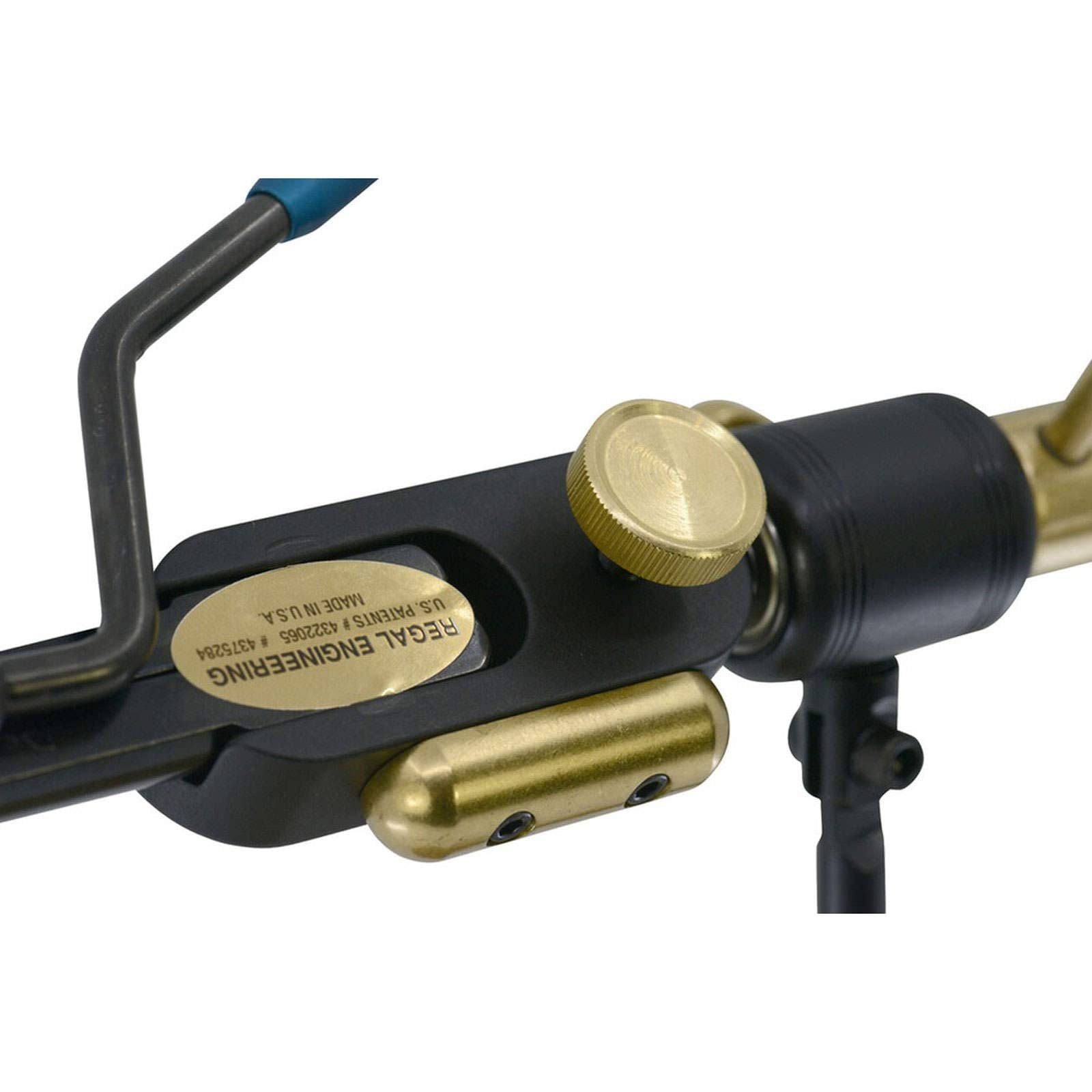 Regal Vise winding-on-hook function speeds setup with controlled tension.