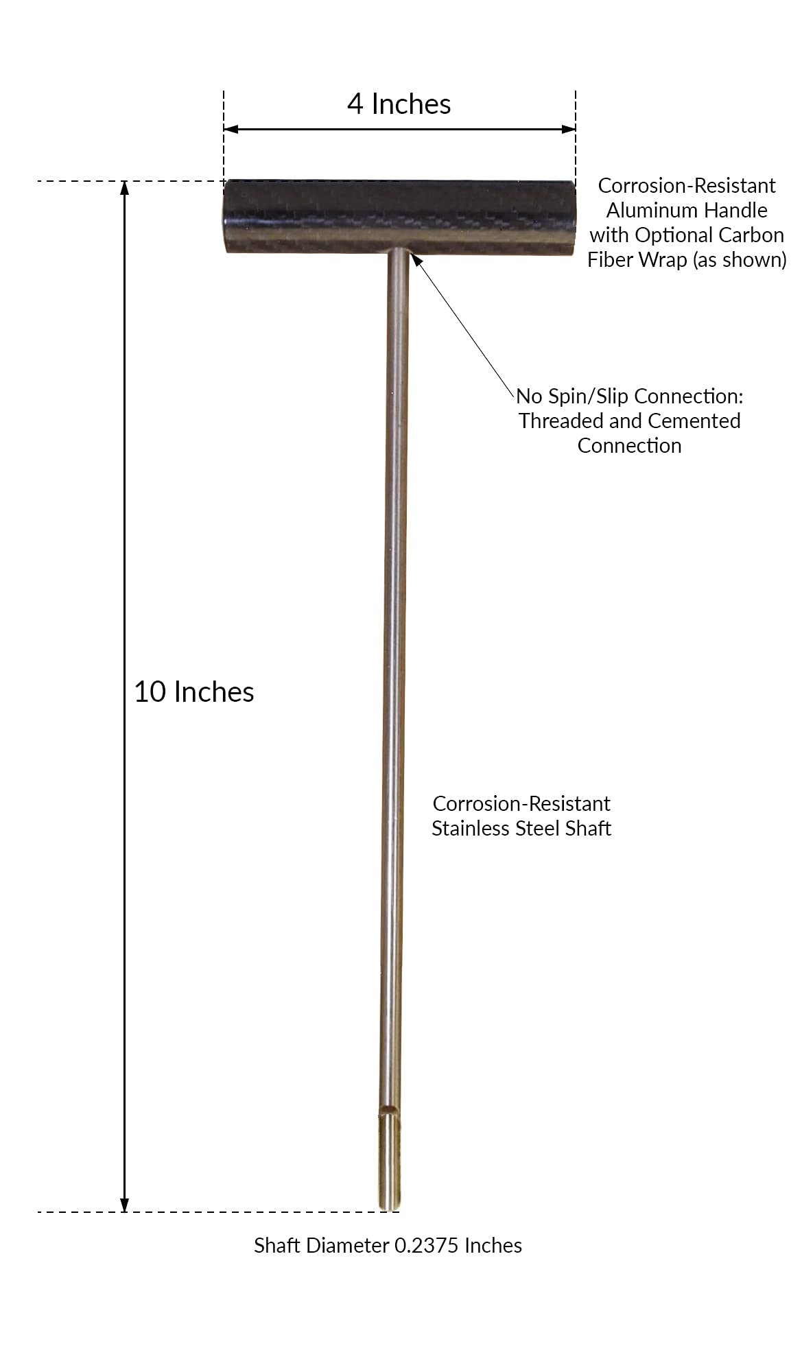Region Fishing 10-inch dehooker ideal for large toothy species, blue