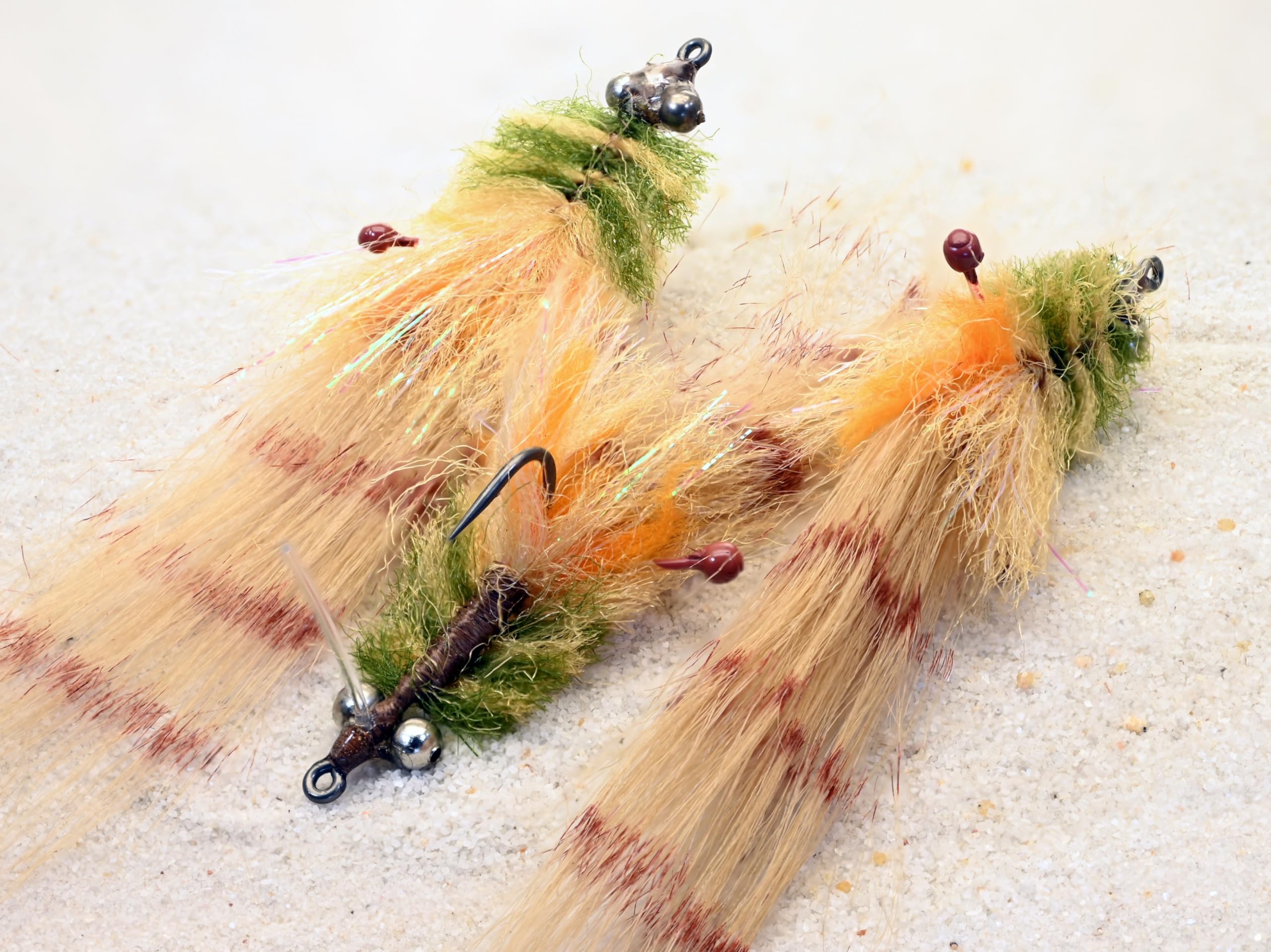 Region Fishing 3 Flies on Mustad Hook 2, rugged saltwater pattern ready for on-water action.