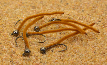 Region Fishing 6 Flies Euro Nymph with Hanak hooks brown image illustrating precise hookups and snag resistance.