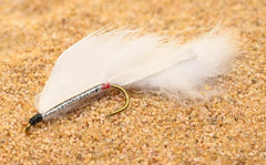 Region Fishing 6ct White Zonker Streamer closeup, premium materials, lifelike movement