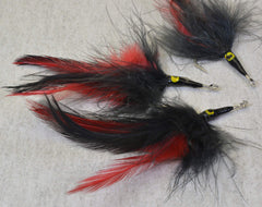 Region Fishing Black Death saltwater fly eye detail on Mustad hook for rugged saltwater use