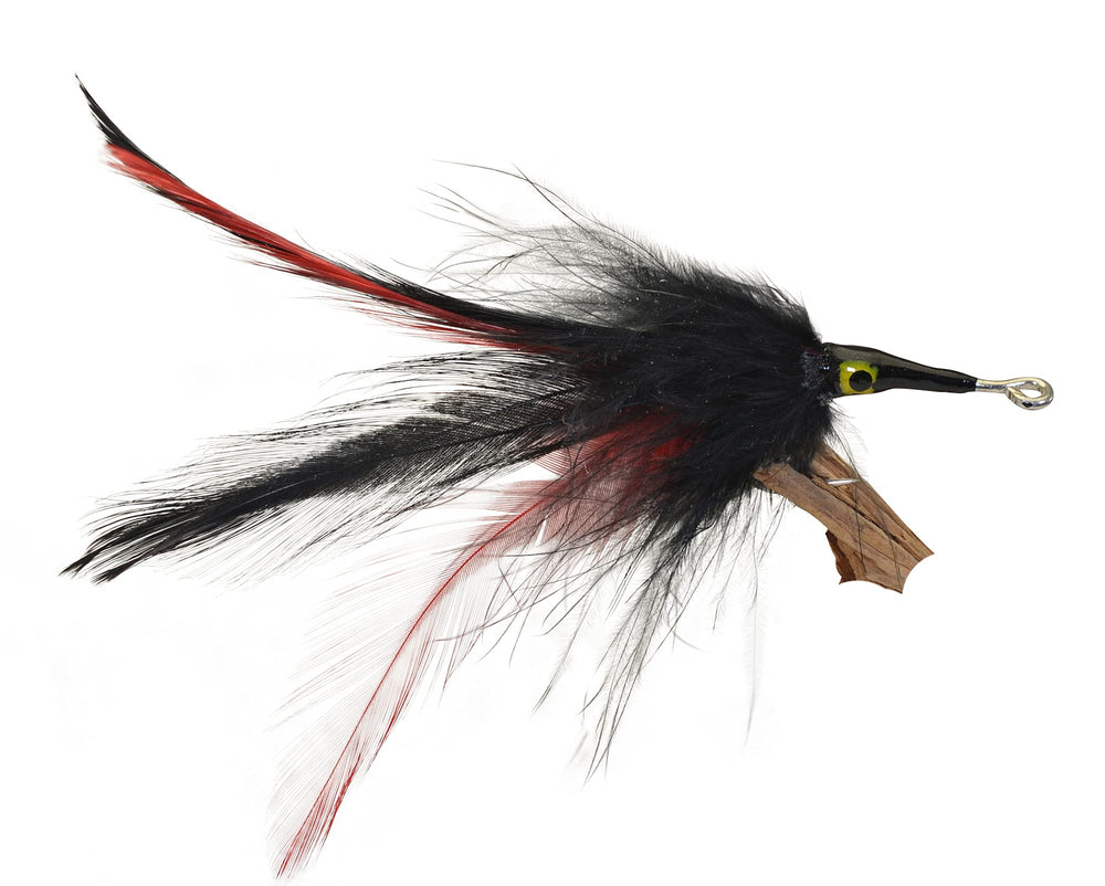 Region Fishing Black Death saltwater fly with epoxy head for lifelike swimming action