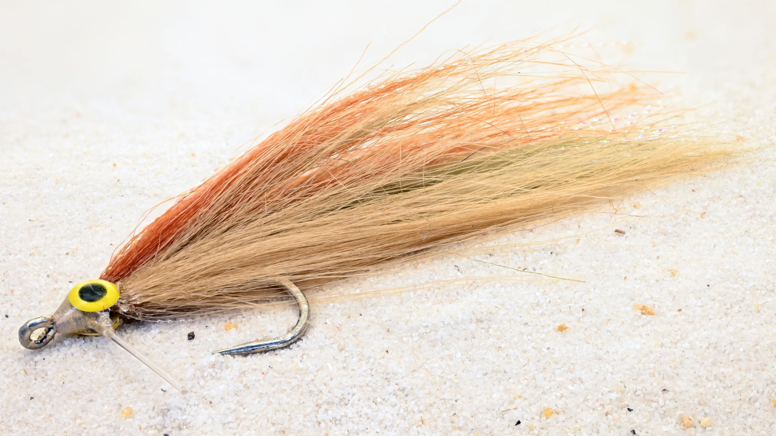 Region Fishing Cheat Code saltwater fly close-up with weed guard option