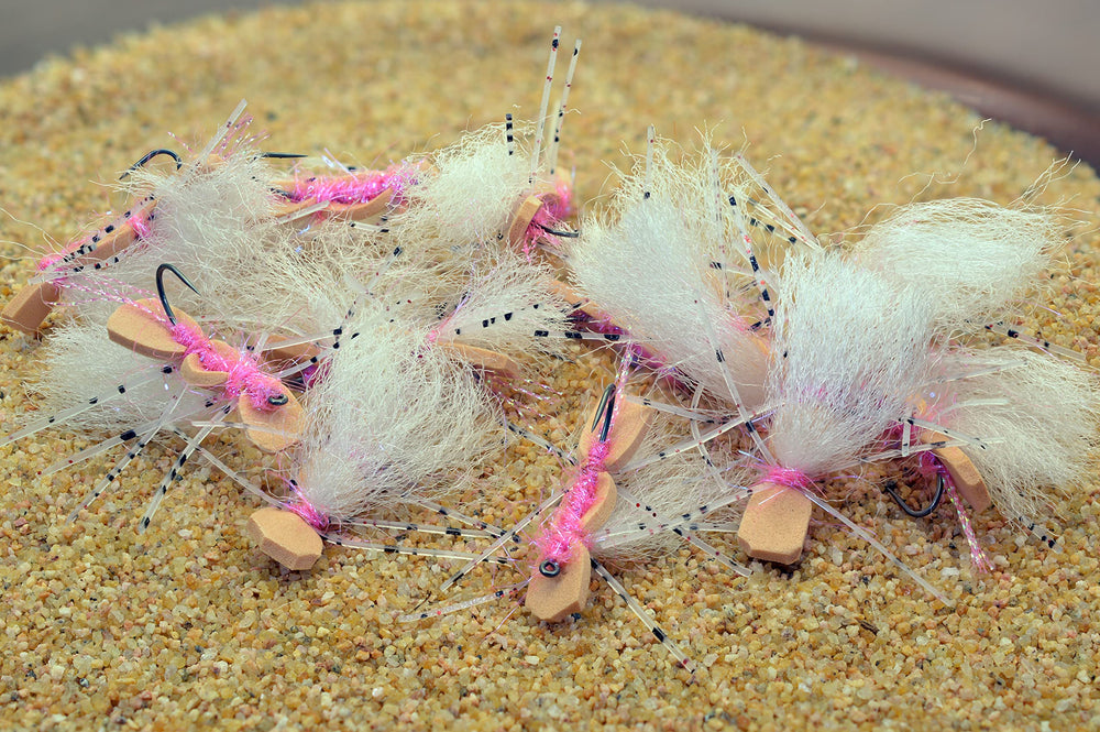 Region Fishing Chubby Chernobyl Hopper pink fly ready for dropper setups.