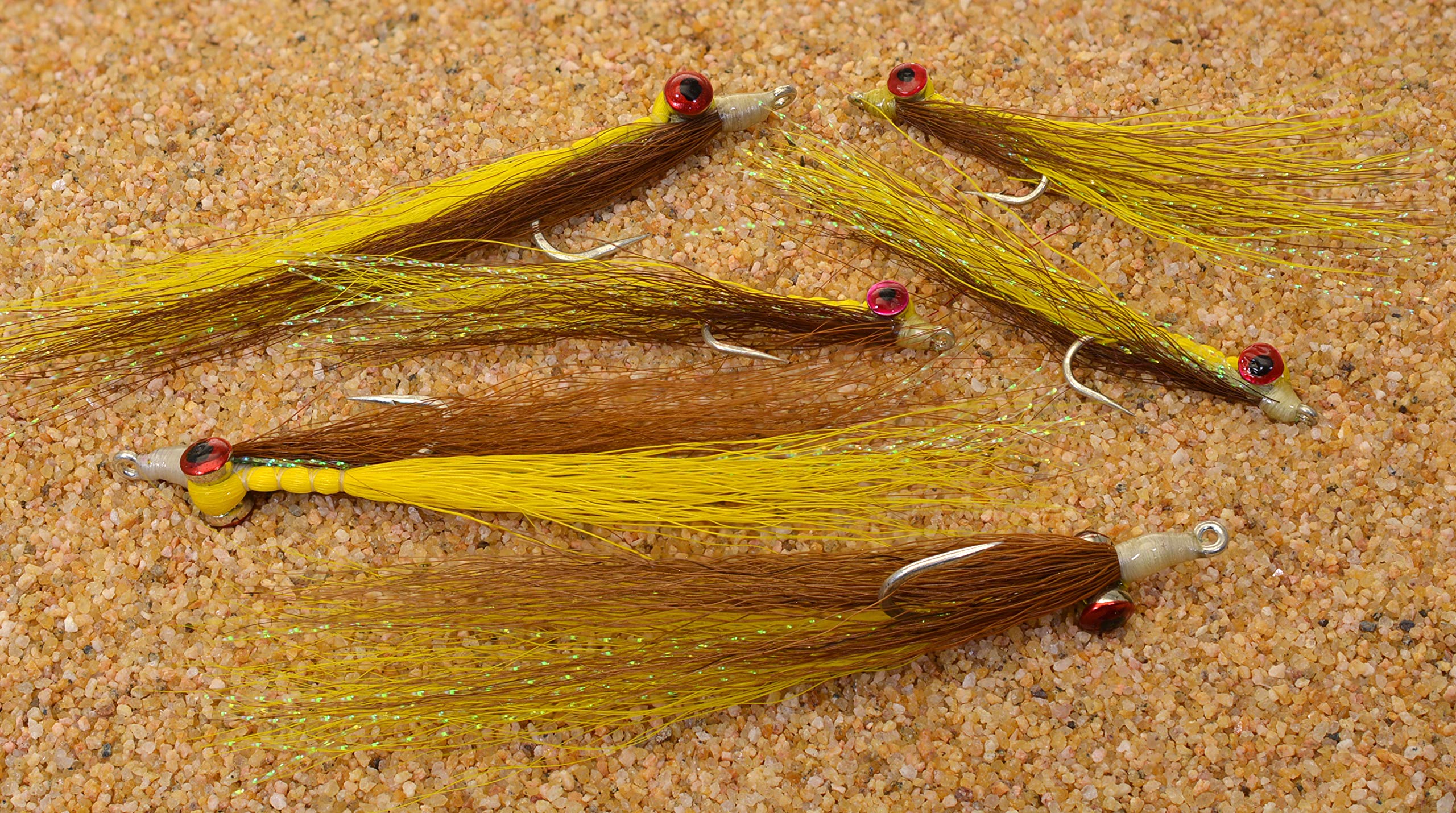 Region Fishing Clouser Minnow hooked on Mustad Duratin for corrosion resistance.