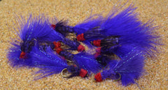 Region Fishing Egg Sucking Leech Fly purple assortment on Mustad hook—top trout streamer option.