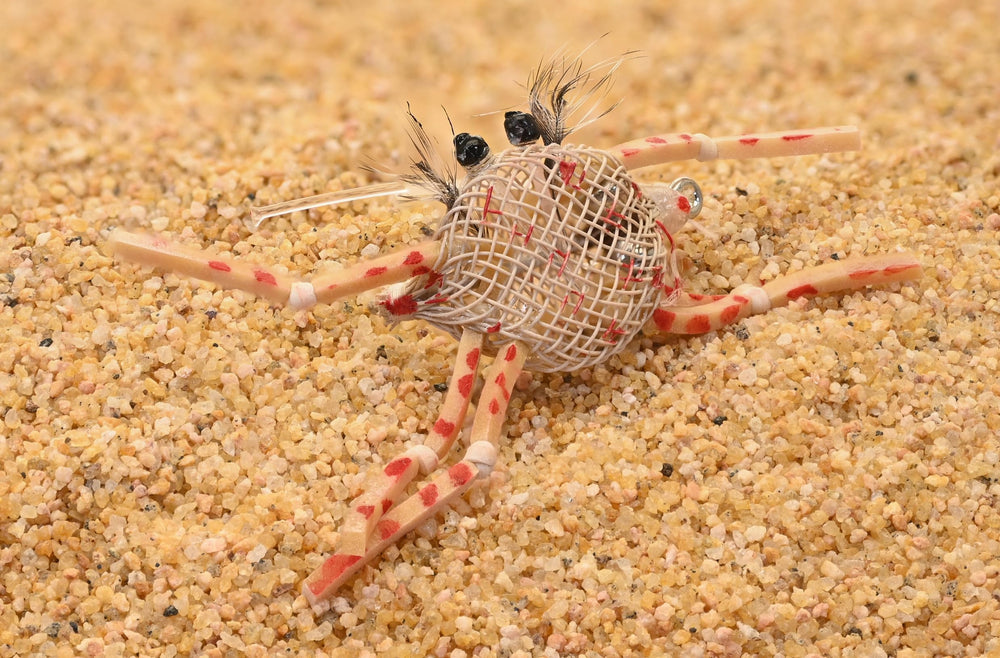 Region Fishing Flexo Crab Fly olive, effective redfish inshore presentations.