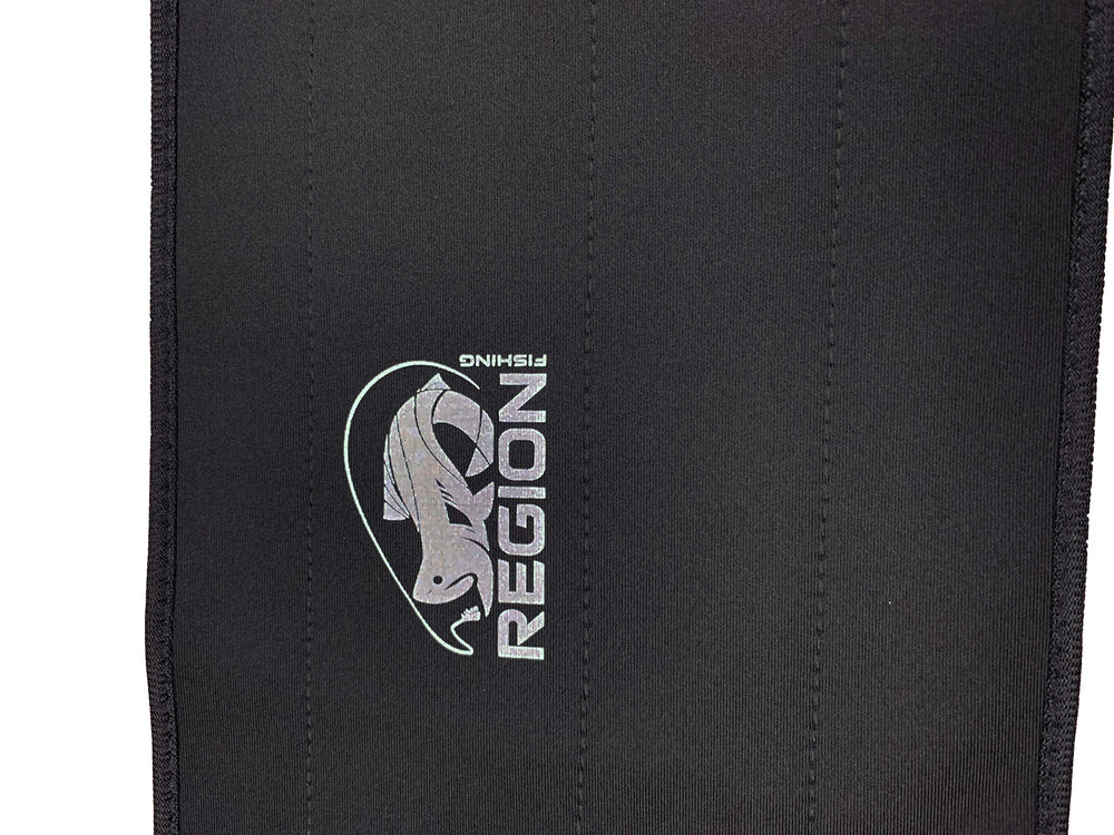 Region Fishing Fly Rod Sock 9ft-4pc guards 4-piece rods with breathable neoprene and secure stitches.