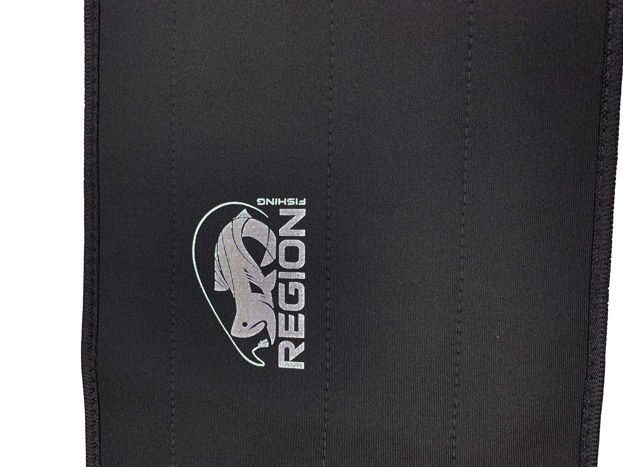 Region Fishing Fly Rod Sock seam detail showing durable stitching
