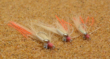 Region Fishing Gotcha Bonefish Fly with orange-tipped sili-legs for permit and redfish appeal.