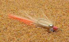 Region Fishing Gotcha Bonefish Fly with pink nose for lifelike shrimp action.