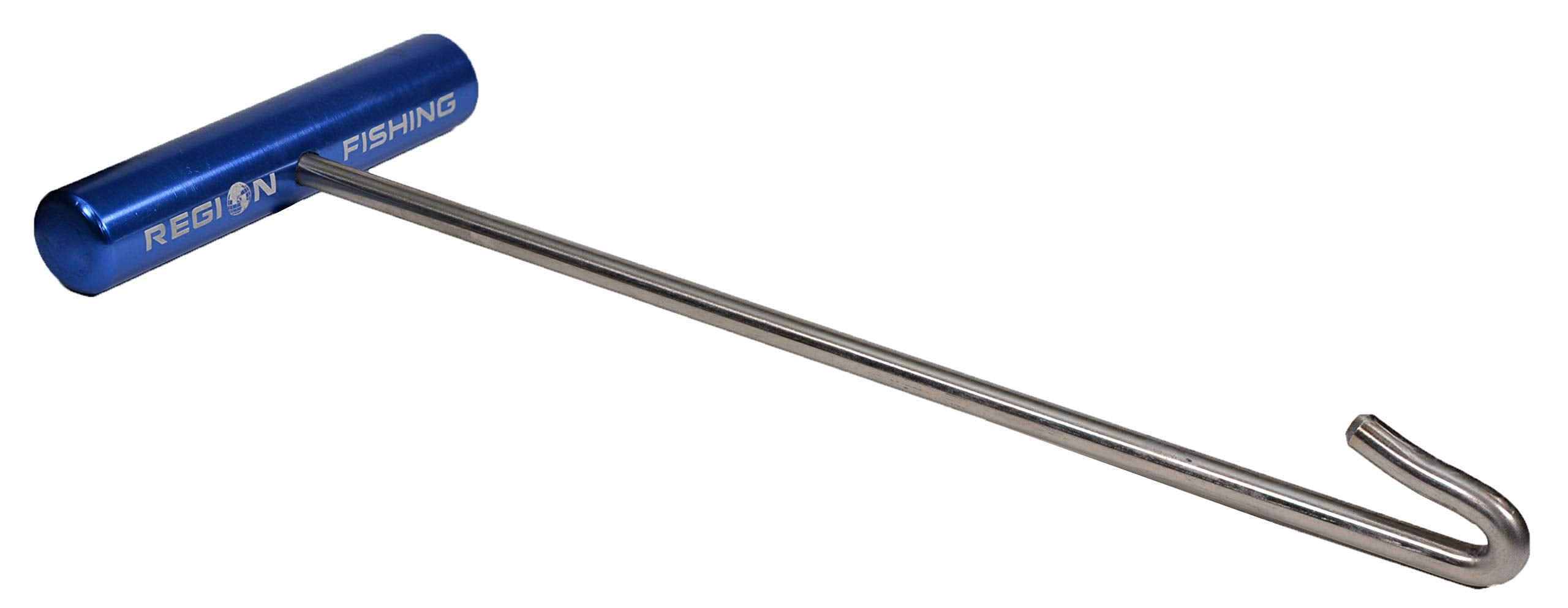 Region Fishing heavy-duty hook remover blue, 10-inch length for quick saltwater dehooking