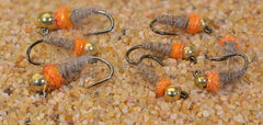 Region Fishing hot spot orange color enhances lure contrast for trout targeting