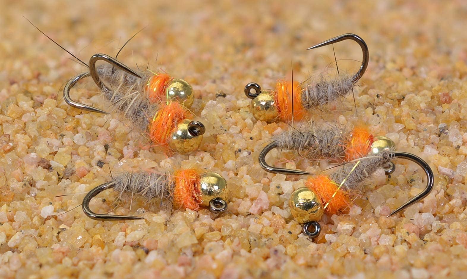 Region Fishing Hare's Ear Jig Fly rides upward on a jig hook for fewer snags