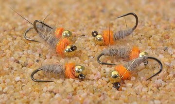 Region Fishing Hare's Ear Jig Fly rides upward on a jig hook for fewer snags