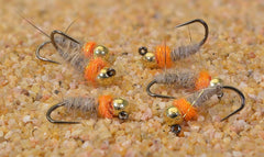 Region Fishing Hare's Ear Jig Fly rides upward on a jig hook for fewer snags