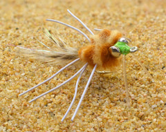 Region Fishing Merkin Crab Fly with hook #4, ideal for permit and bonefish presentations.