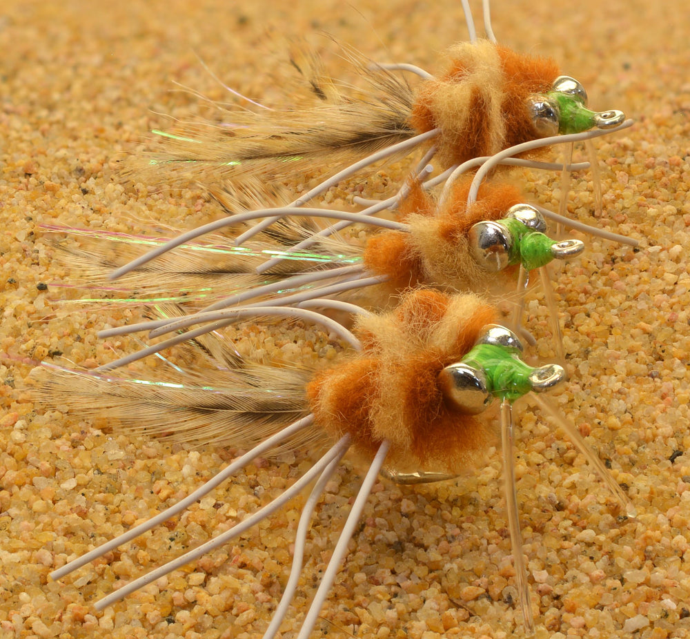Region Fishing Merkin Crab Fly with hook #6, great for redfish and tarpon encounters.