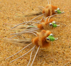 Region Fishing Merkin Crab Fly with hook #6, great for redfish and tarpon encounters.