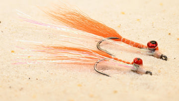Region Fishing Mustad Duratin Hook Clouser Minnow tied for saltwater durability.