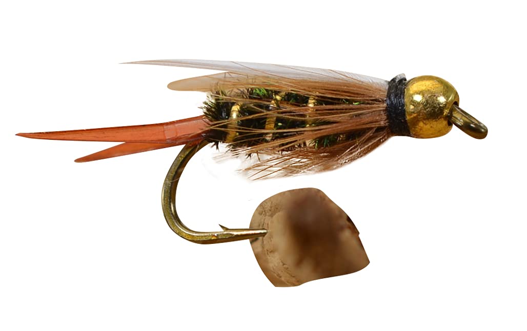 Region Fishing Prince Nymph bead head fly for deeper subsurface presentation