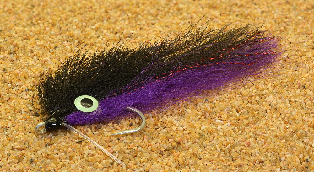 Region Fishing Purple Mullet Fly attracts tarpon, snook, and redfish with lifelike motion
