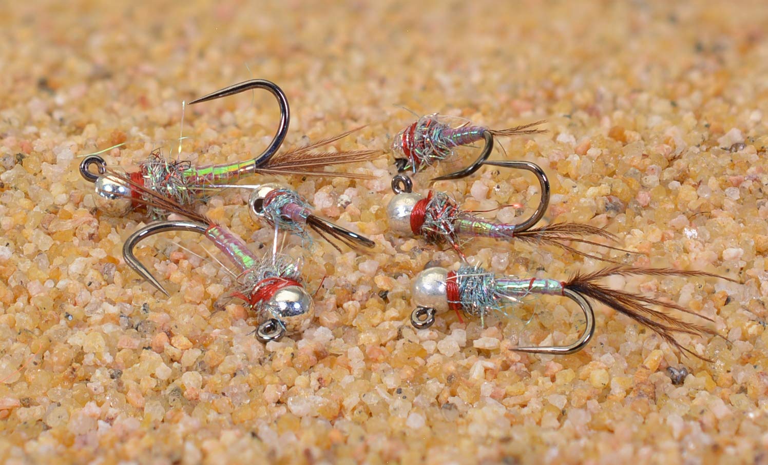 Region Fishing Rainbow Warrior Jig Fly with tungsten bead attracts more fish in current
