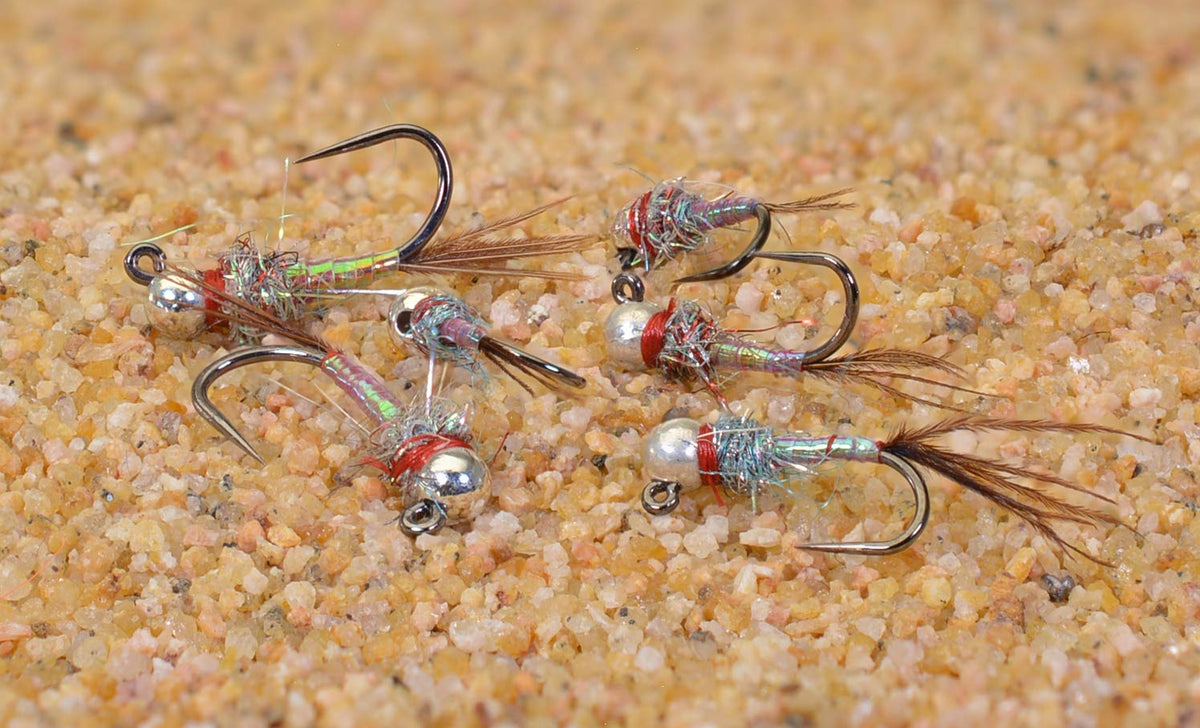 Region Fishing Rainbow Warrior Jig Fly with tungsten bead attracts more fish in current