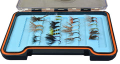 Region Fishing Tenkara flies assortment in a silicone box for organized storage