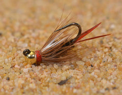 Region Fishing Tungsten Jigged Prince Nymph Jig Head Fly on Hanak hook for fast depth and clean hooks