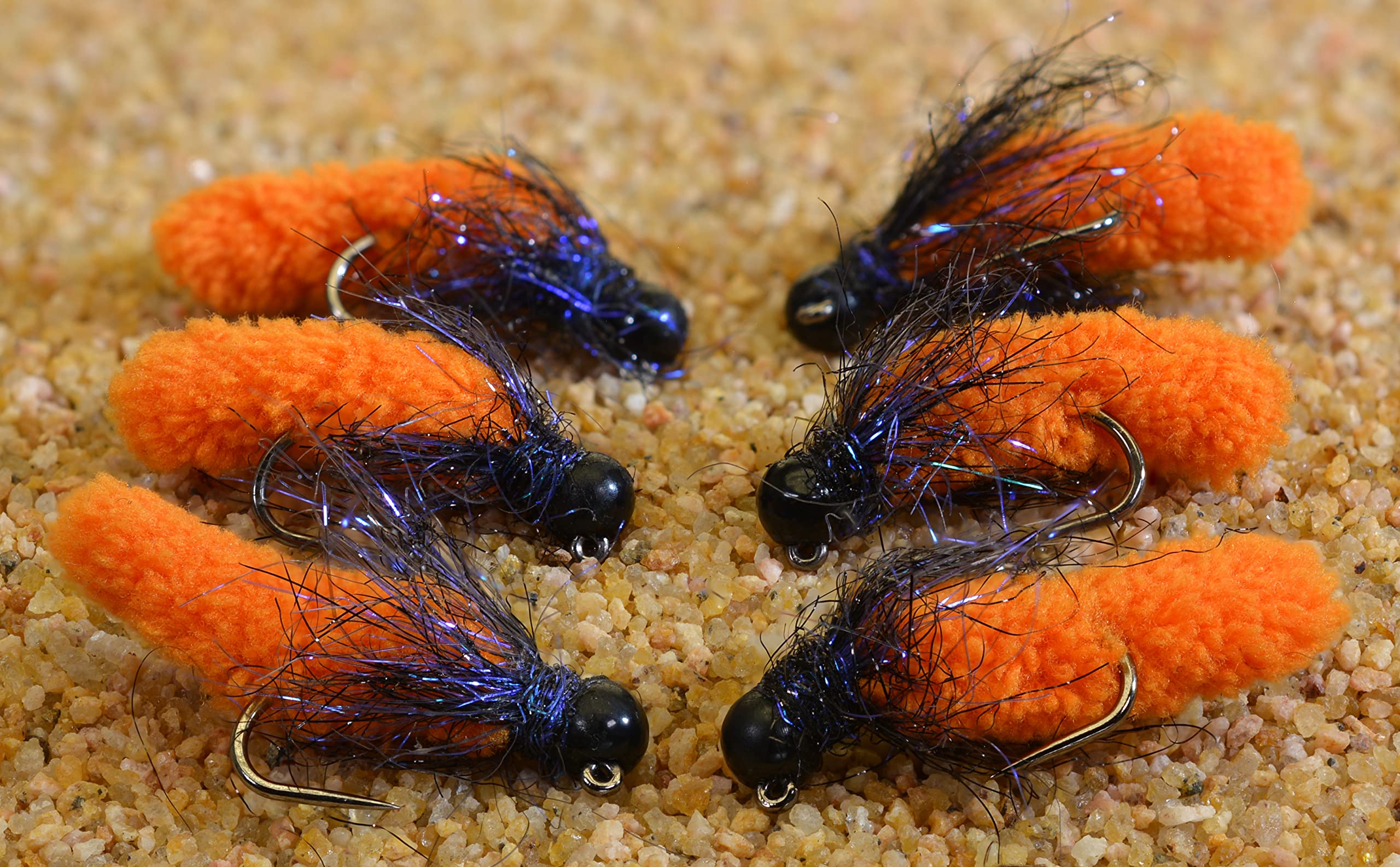 Region Fishing mop jig fly in chartreuse-tan colors for versatile water conditions