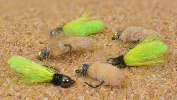Region Fishing tungsten mop jig fly size #10 on Hanak hook for strong hookups