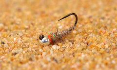Region Fishing Walt's Sexy Worm jig head fly on Hanak hook for Euro Nymph fishing efficiency