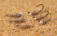 Region Fishing Walt's Sexy Worm jig head fly on Hanak hook for Euro Nymphing precision